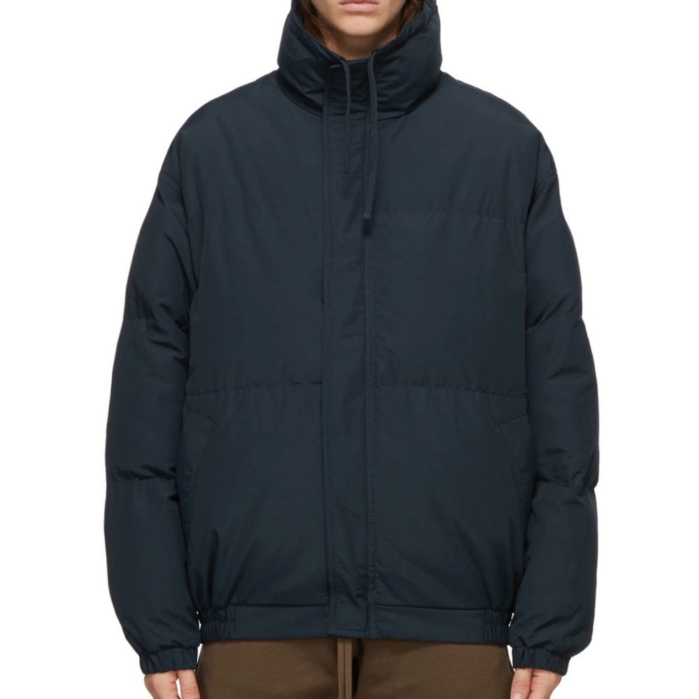 Fear of God Essentials Navy Puffer Jacket